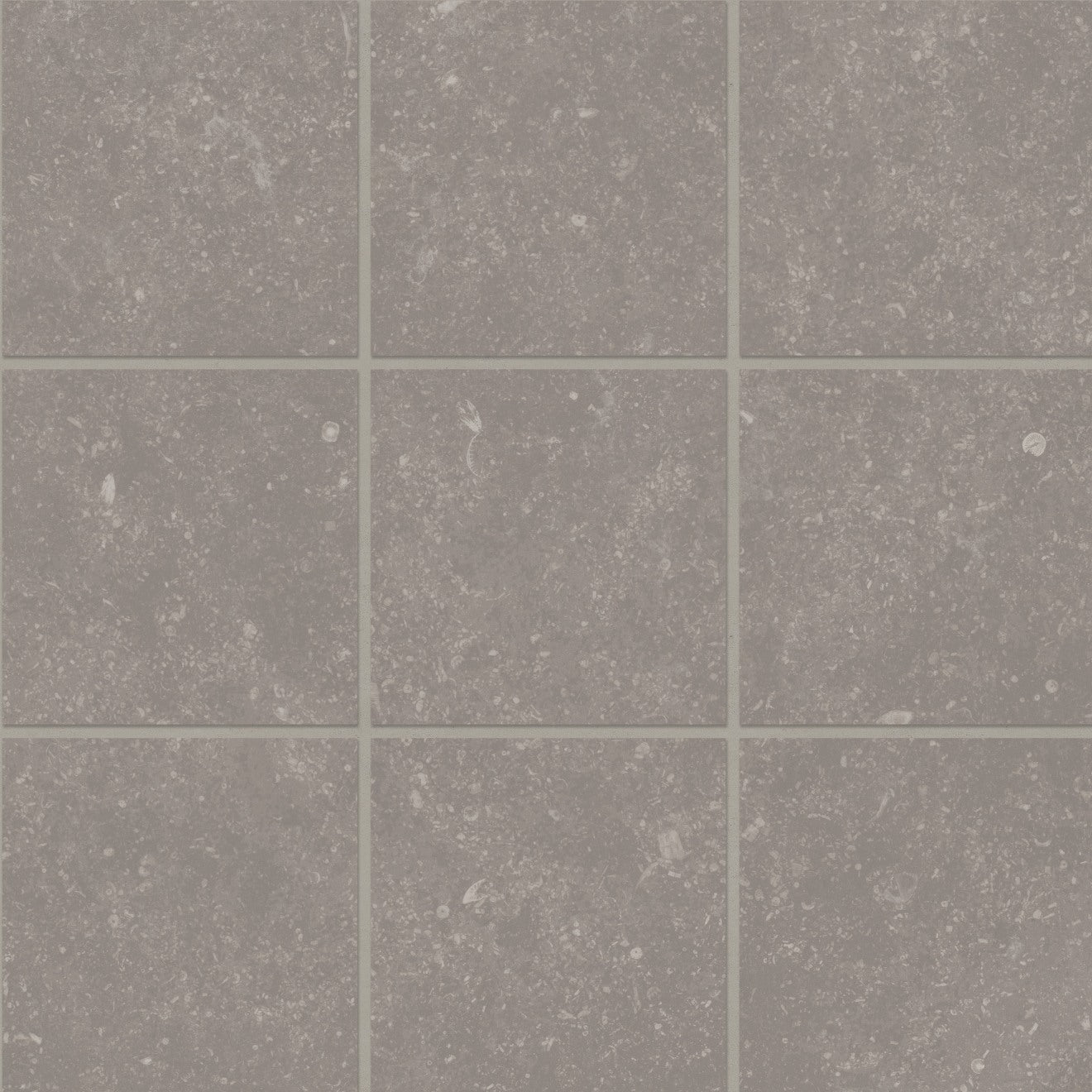 Bedrosians Bluerun 4" x 4" Mosaic 12" x 12"  Atlas Gray