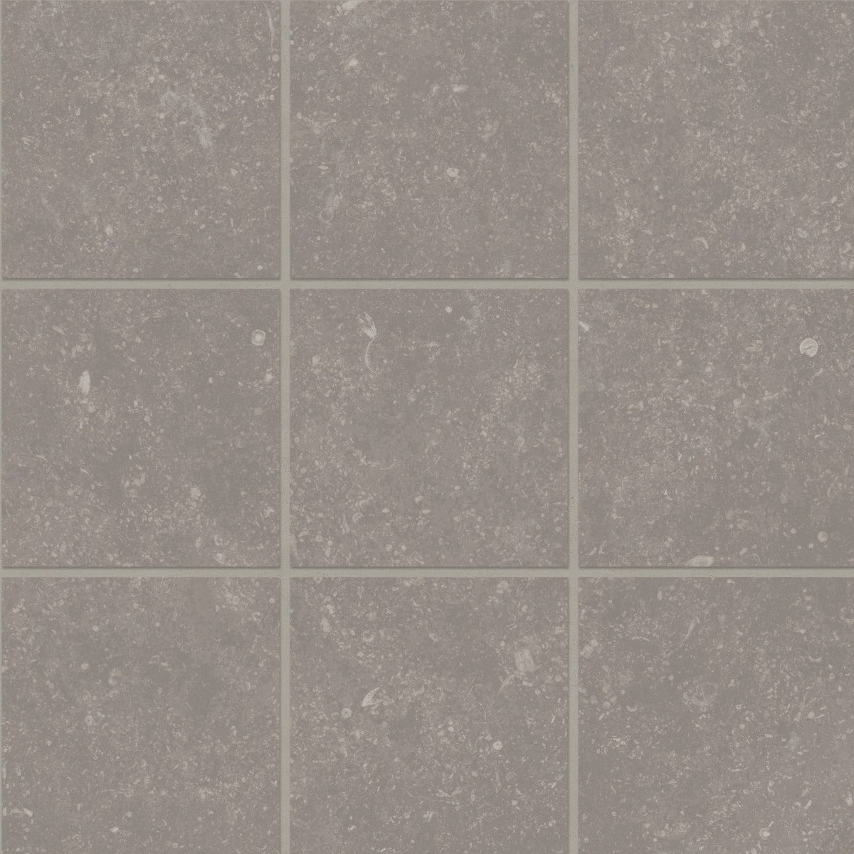 Bedrosians Bluerun 4" x 4" Mosaic 12" x 12"  Atlas Gray
