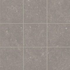 Bedrosians Bluerun 4" x 4" Mosaic 12" x 12"  Atlas Gray