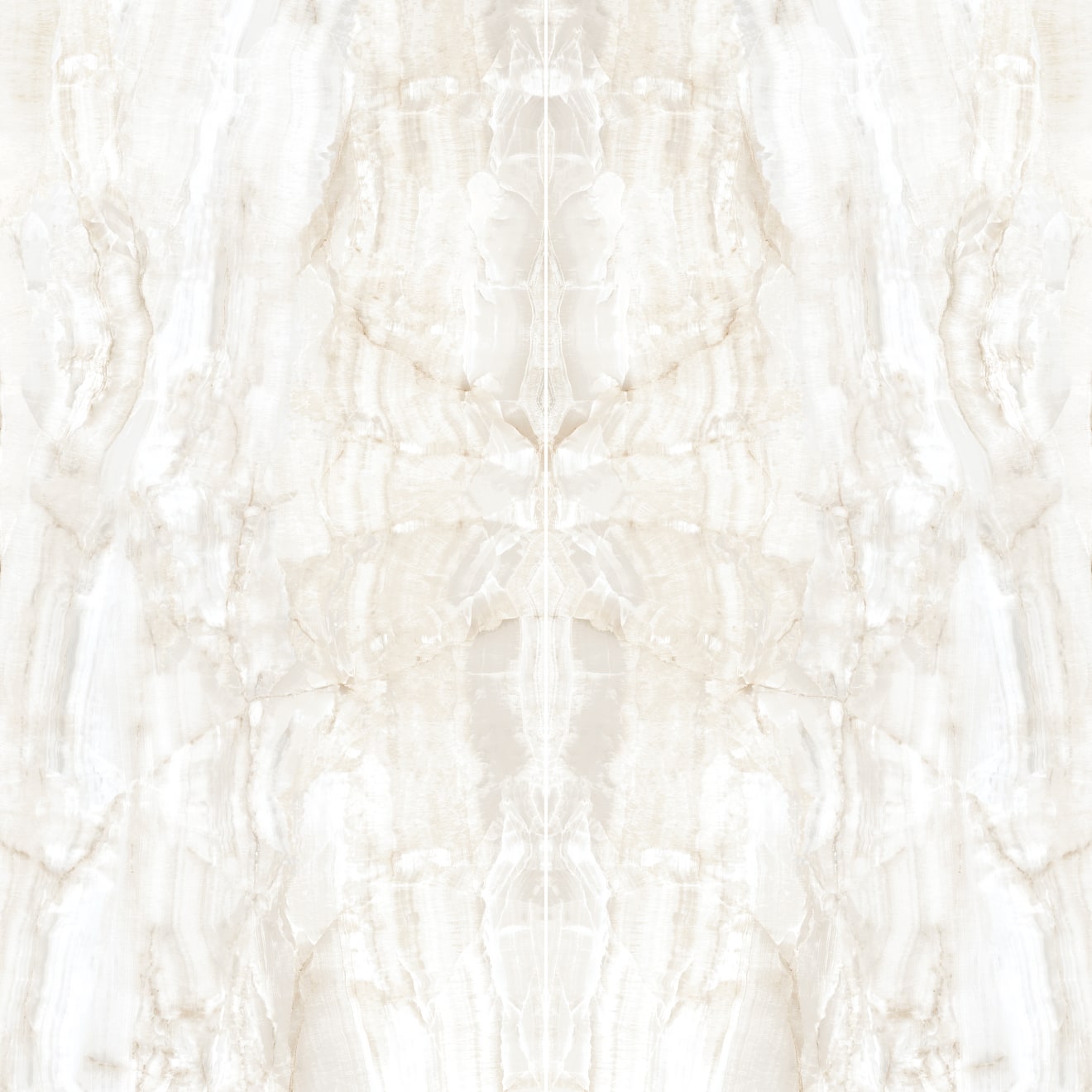Bedrosians Magnifica Encore Slab 60" x 126" Bookmatched Satin Crystal Onyx