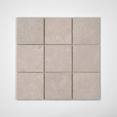 Bedrosians Ikonite 4" x 4" Mosaic 12" x 12" Honed Light