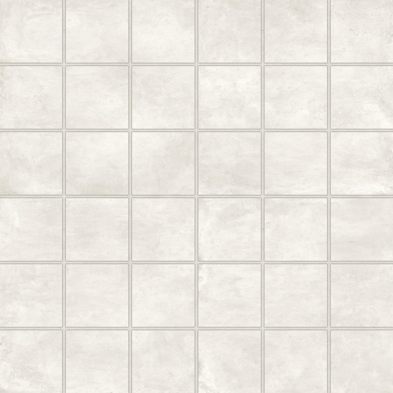 Bedrosians +One 2" x 2" Mosaic 12" x 12" Matte Chalk