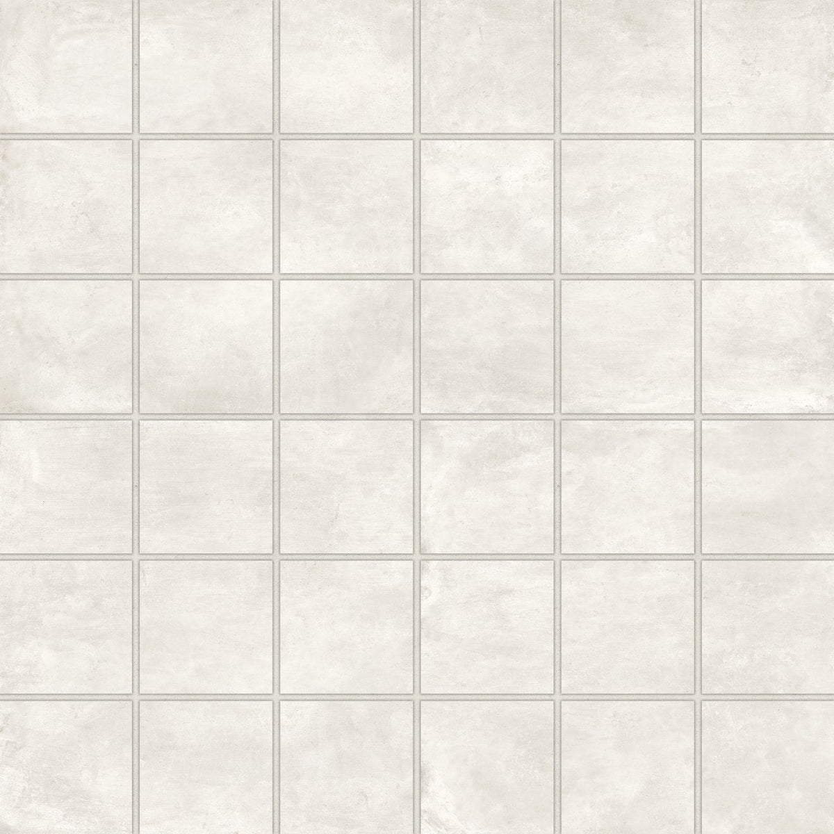 Bedrosians +One 2" x 2" Mosaic 12" x 12" Matte Chalk