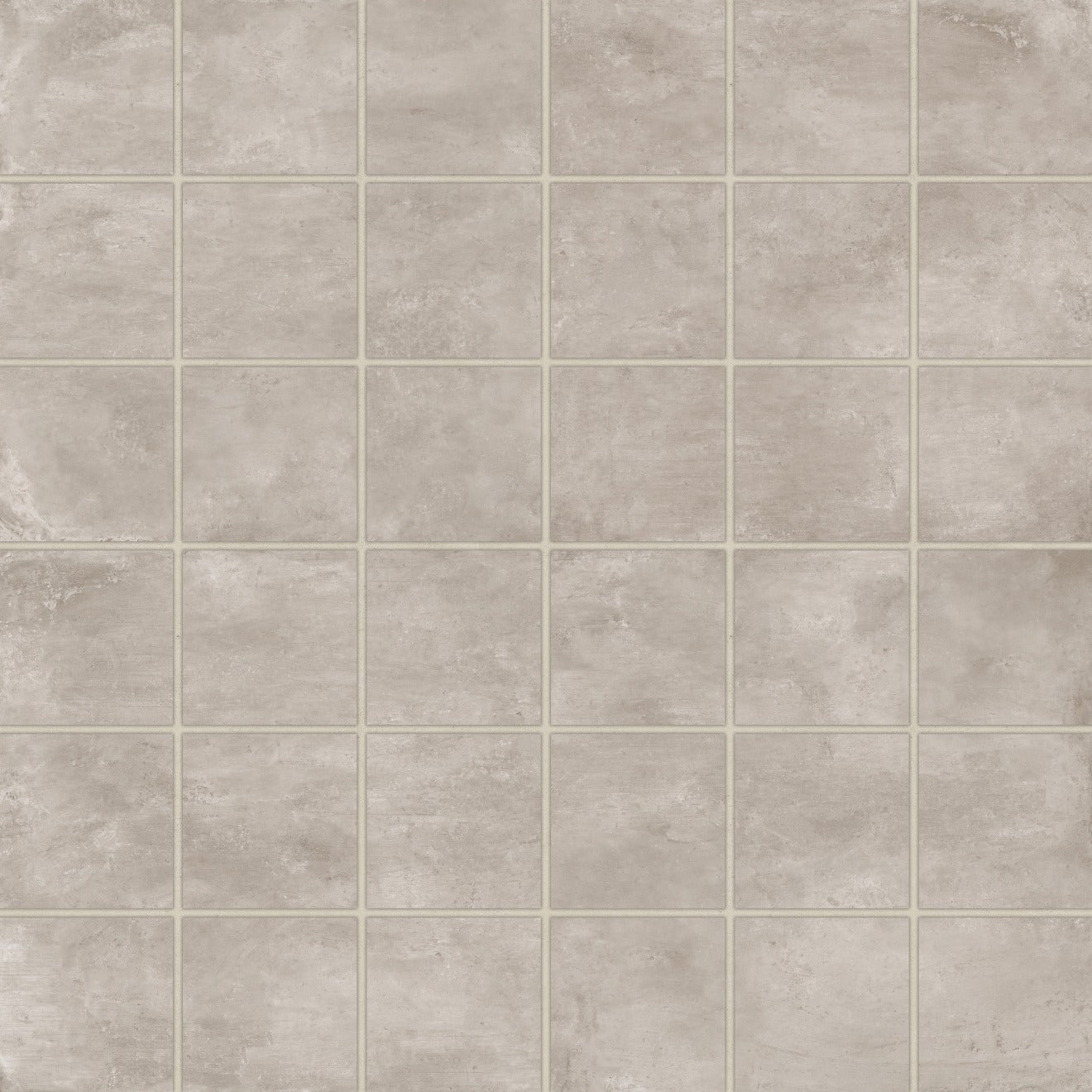 Bedrosians +One 2" x 2" Mosaic 12" x 12" Matte Greige