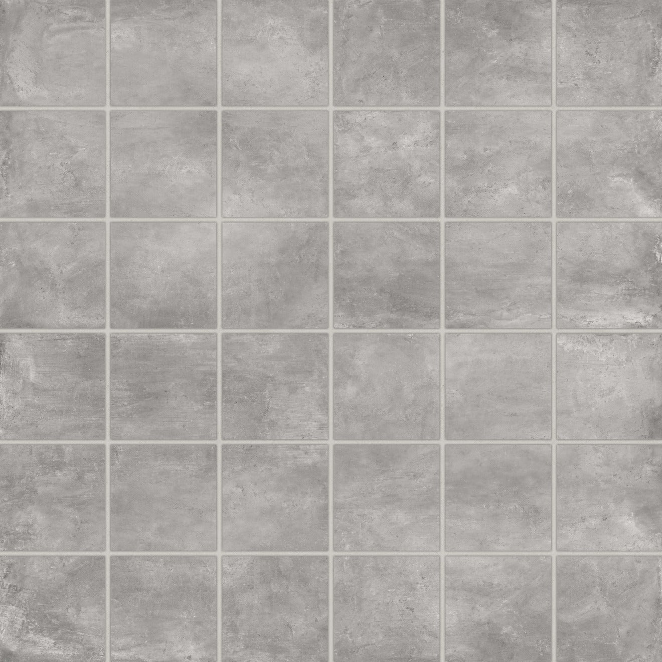 Bedrosians +One 2" x 2" Mosaic 12" x 12" Matte Ash