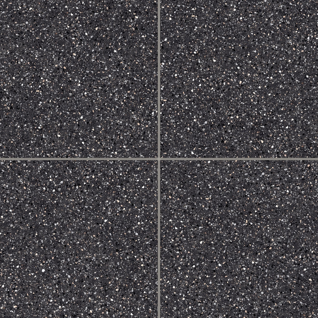 Bedrosians Mystere 24" x 24" Structured Black