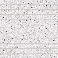 Bedrosians Mystere 1" x 12" Mosaic 12" x 12" Structured White