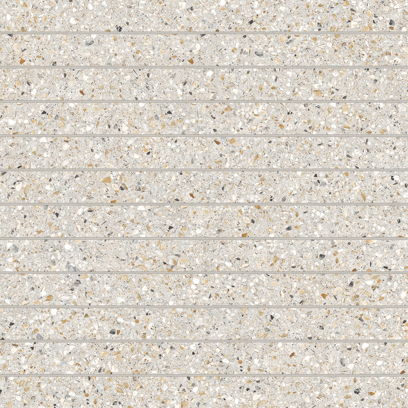 Bedrosians Mystere 1" x 12" Mosaic 12" x 12" Structured Linen