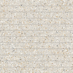 Bedrosians Mystere 1" x 12" Mosaic 12" x 12" Structured Linen