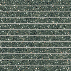 Bedrosians Mystere 1" x 12" Mosaic 12" x 12" Structured Green