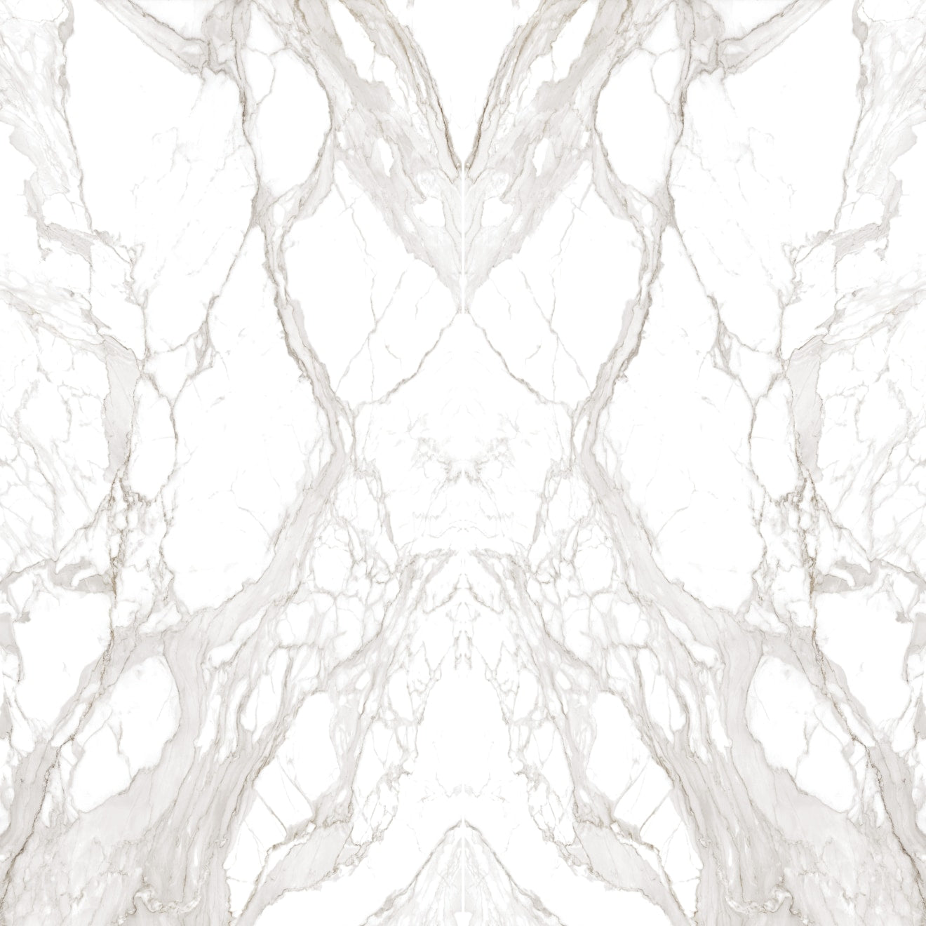 Bedrosians Nouvel 64" x 127" Bookmatch Slab Mineral Surface 2cm Polished Imperial Calacatta