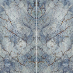 Bedrosians Nouvel 64" x 127" Bookmatch Slab Mineral Surface 2cm Polished Imperial Azul