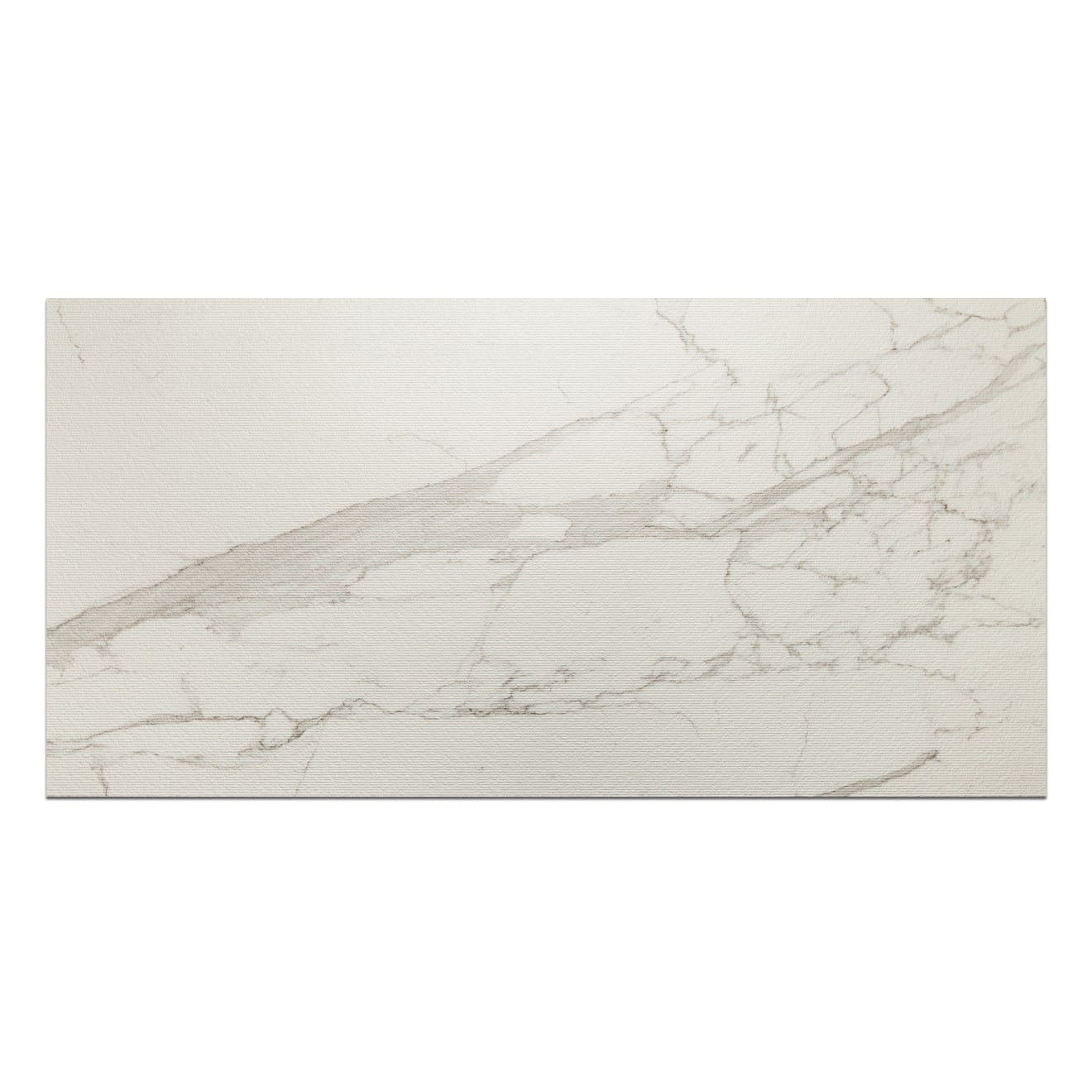 Bedrosians Opus 24" x 48" Chiseled Deco Matte Statuario