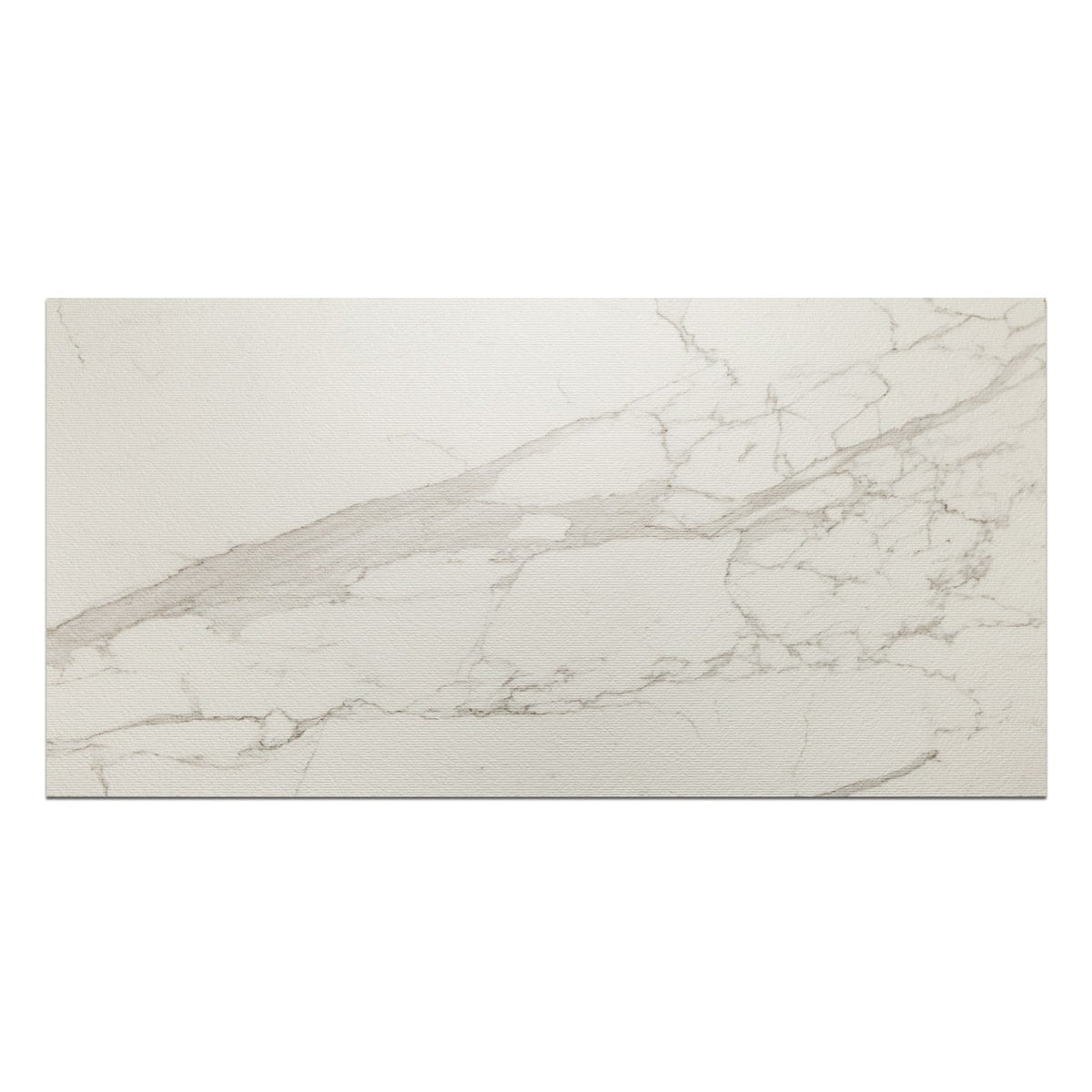 Bedrosians Opus 24" x 48" Chiseled Deco Matte Statuario