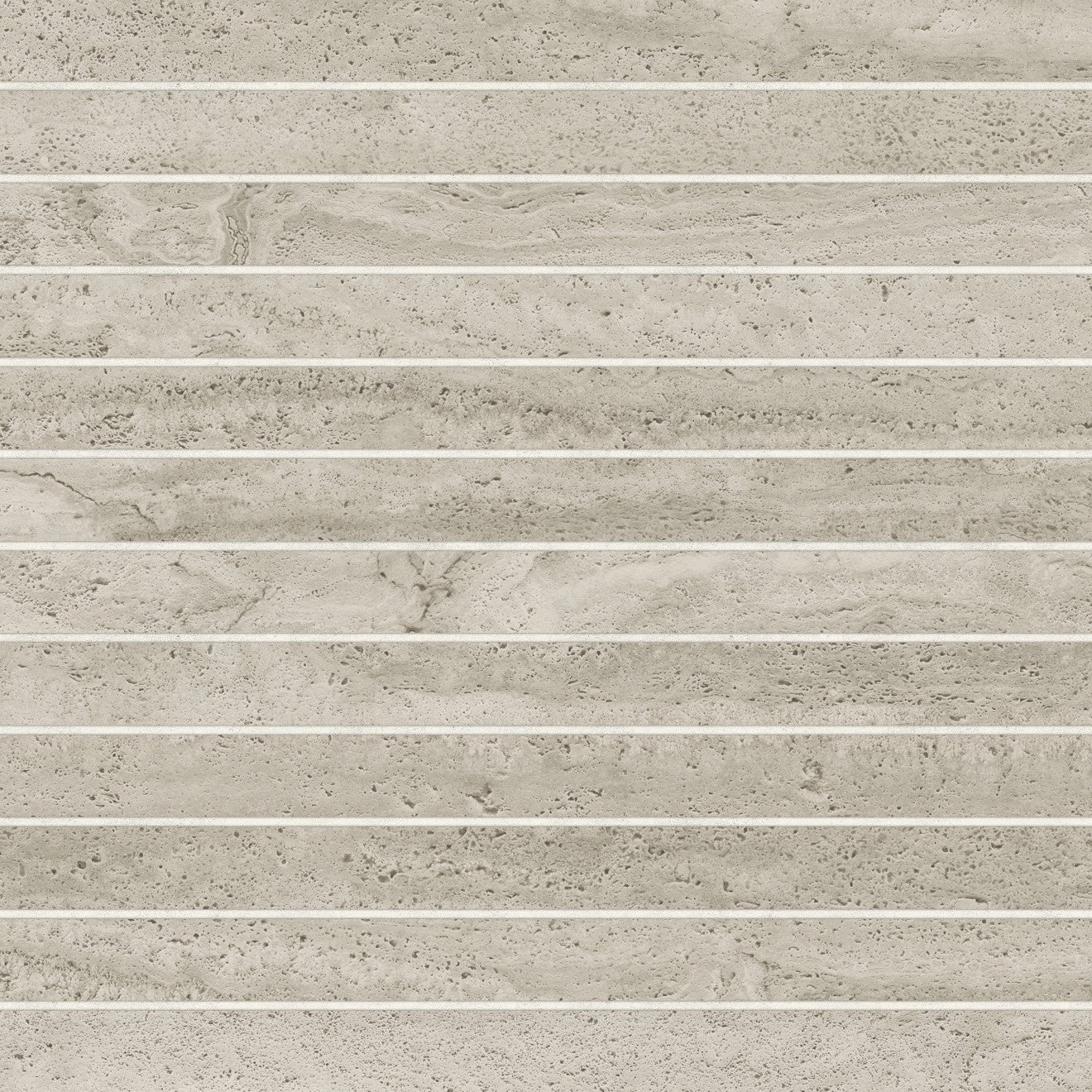 Bedrosians Tivoli 1" x 12" Mosaic 12" x 12"  Terra