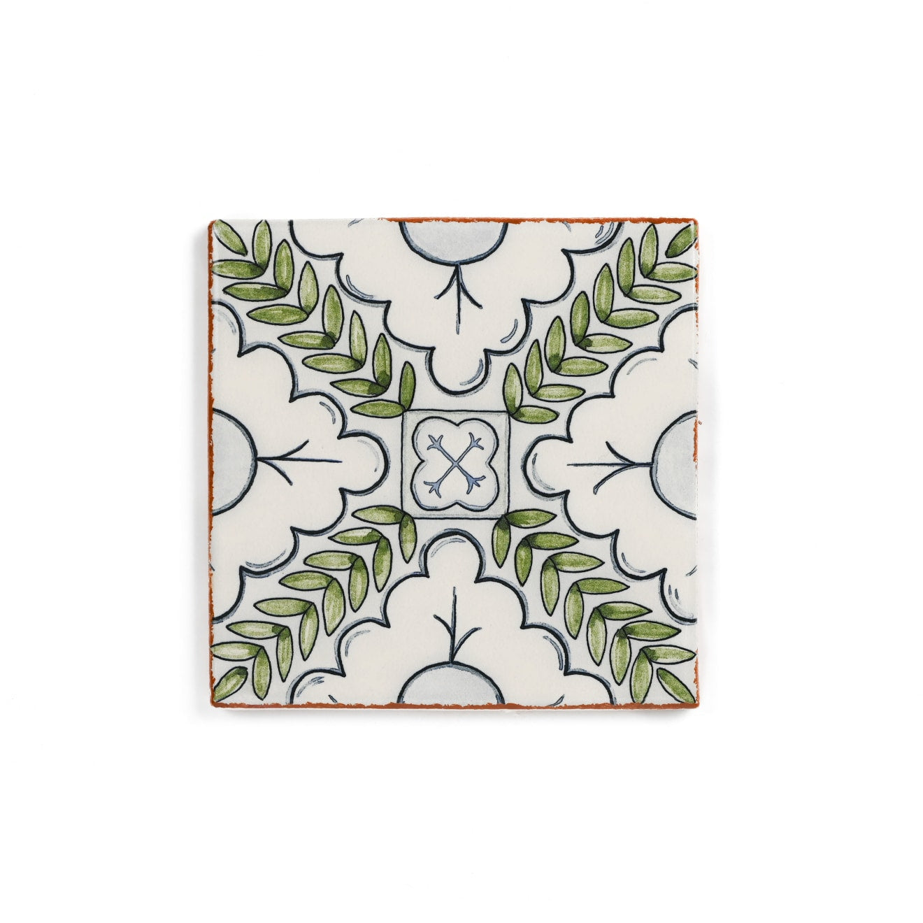 Bedrosians Palmetto 6" x 6" Terracotta Matte Verdant