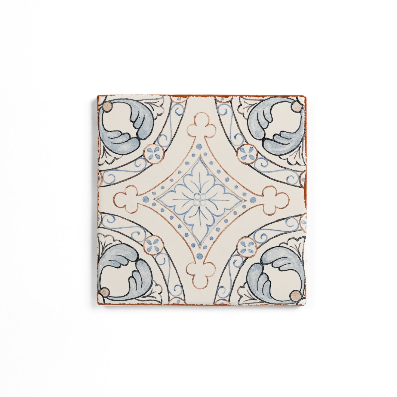 Bedrosians Palmetto 6" x 6" Terracotta Matte Luna