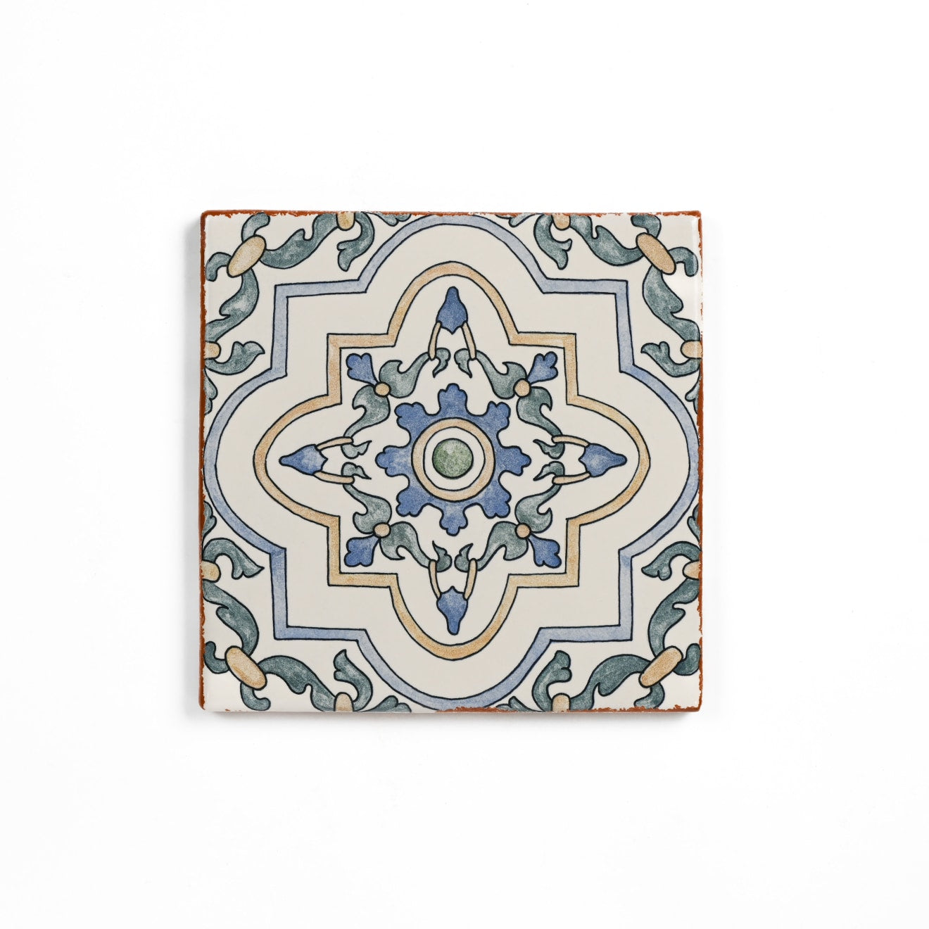 Bedrosians Palmetto 6" x 6" Terracotta Matte Estrella