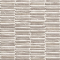 Bedrosians Node 16" x 48" Wall Tile Matte Greige