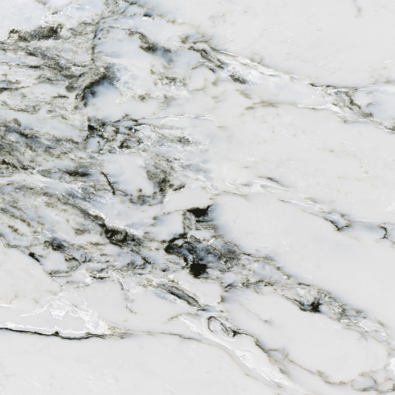 Bedrosians Nouvel 79" x 138" Mineral Surface Slab 3cm Honed Arabescato Marina