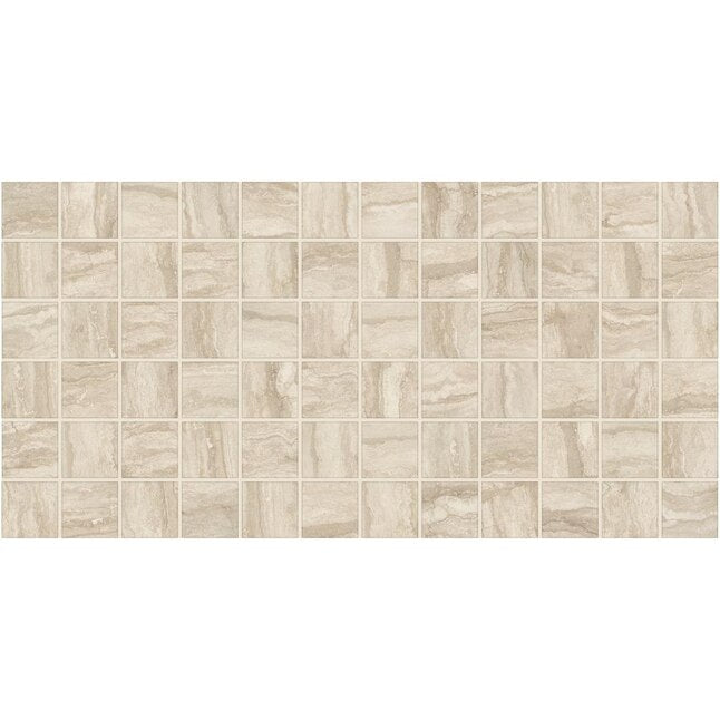 American Olean Vellagio 12" X 24" Mosaic Silver