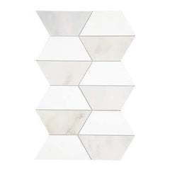 Daltile Perfit Mosaix 18" X RL" Mosaic Ashen Palissandro & Carrara Wh / Hinge