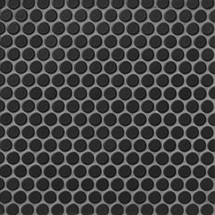Tile Shop Penny Round 12x12 Mosaic Matte Black