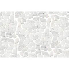 Tile Shop Hampton 12" x 12" Carrara Tumb Cobble White/Gray