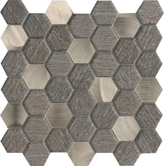 Emser Glitz 12"x12" Mosaic 1.89"X2.2" Love
