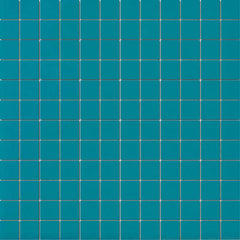 American Olean ClearFace Mount 12" X 12" Mosaic Peacock Blue
