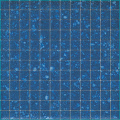 American Olean ClearFace Mount 12" X 12" Mosaic Sapphire Sky Speckle