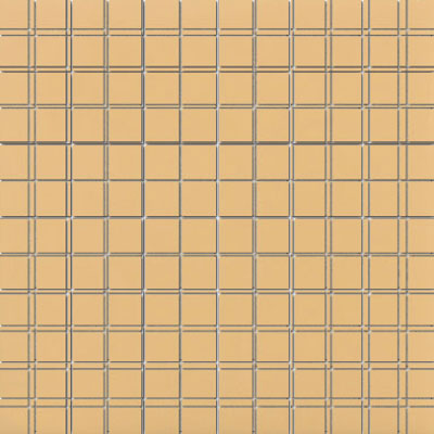 American Olean ClearFace Mount 12" X 12" Mosaic Lemon Chiffon