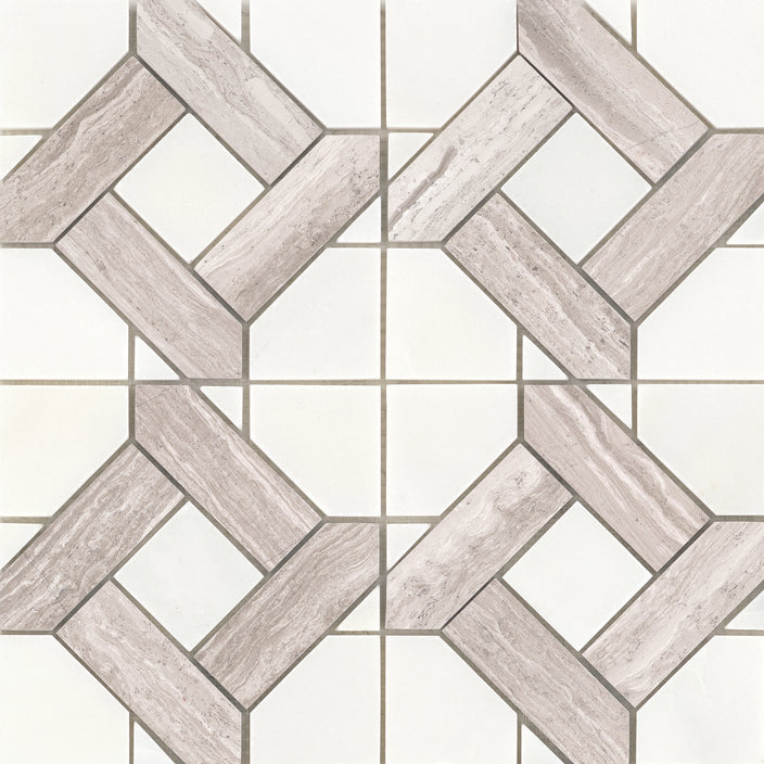 Emser Alluro 12"x12" Mini Manor Cream