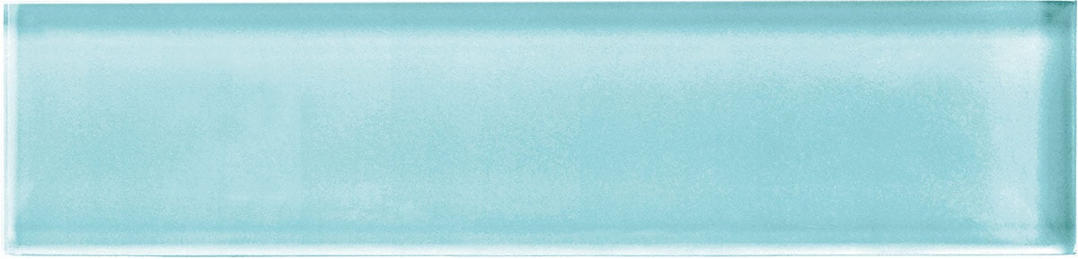 American Olean Color Appeal 2" X 8" Glass Mosaics Fountain Blue