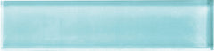 American Olean Color Appeal 2" X 8" Glass Mosaics Fountain Blue