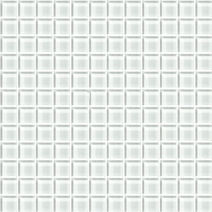 American Olean Color Appeal 11.75" X 11.75" Glass Mosaics Pearl