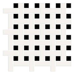 American Olean Color Story 1" X 3" Basket Weave Mosaic Basket Weave