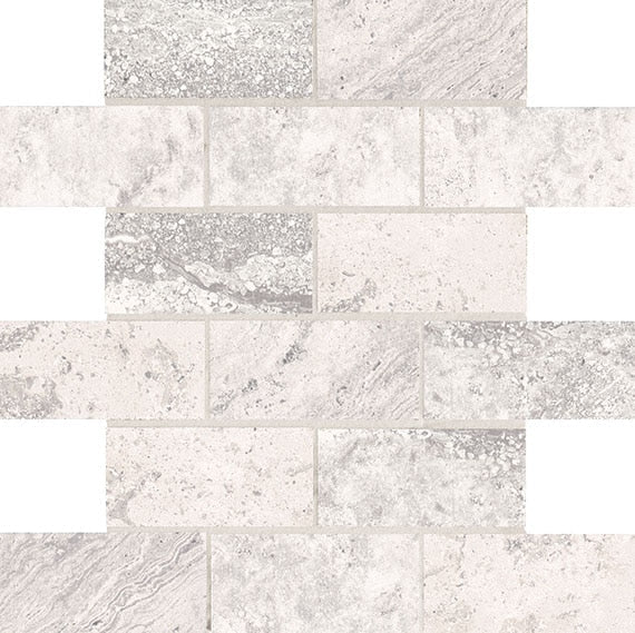American Olean Laurel Heights 2" X 4" Brick Joint Mosaic Gray Summit