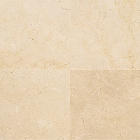 American Olean Marble & Onyx 12" X 12" Crema Marfil Elegance
