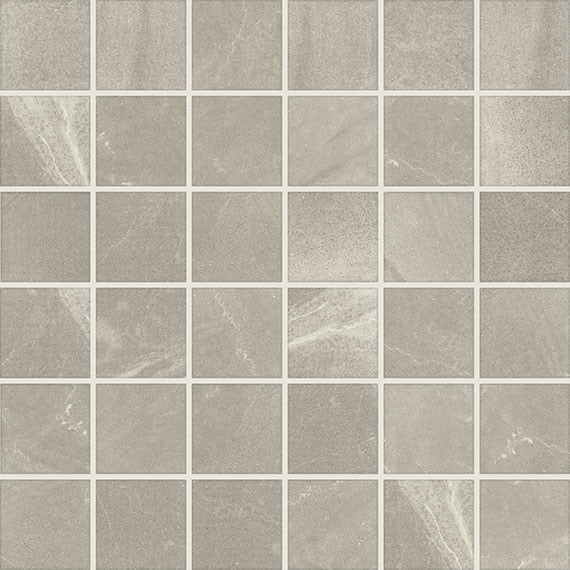 American Olean Merit 11.75" X 11.75" Mosaic Light Gray