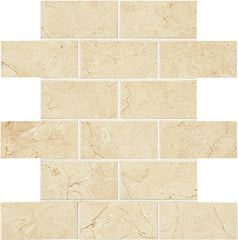 Chesapeake Mirasol 2" x 4" Brick Mosaic Crema Laila