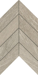 American Olean Montesano 2" X 5" Mosaics Chevron Medium Gray