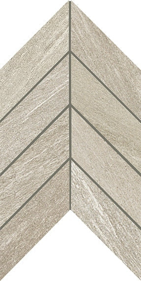 American Olean Montesano 2" X 5" Mosaics Chevron Greige