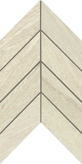 American Olean Montesano 2" X 5" Mosaics Chevron White