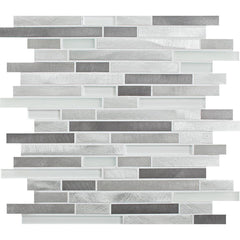 American Olean Morello 12" X 14" Mosaics Moonstone