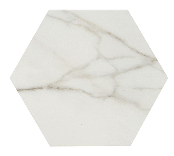 American Olean Mythique Marble 8" X 9.13" Mosaic Calacatta Venecia