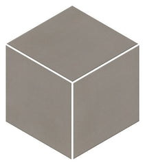 American Olean Neoconcrete 11.5" X 11.5" 3D Cube Mosaic Medium Gray