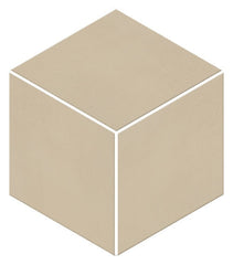 American Olean Neoconcrete 11.5" X 11.5" 3D Cube Mosaic Beige