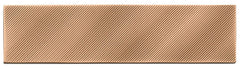 American Olean Refined Metals 2.13" X 8.5" Linear Wave Gloss Bronze