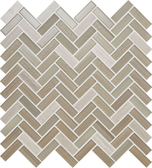 Chesapeake Marina 0.62" X 2" Herringbone Mosaic Accord